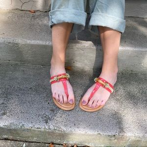 Arturo Chiang Thong Flat Slip On Flip Flop Sandals Women’s Size 8